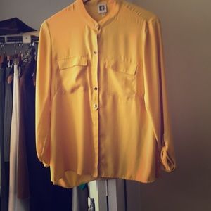Anne Klein yellow blouse never worn
